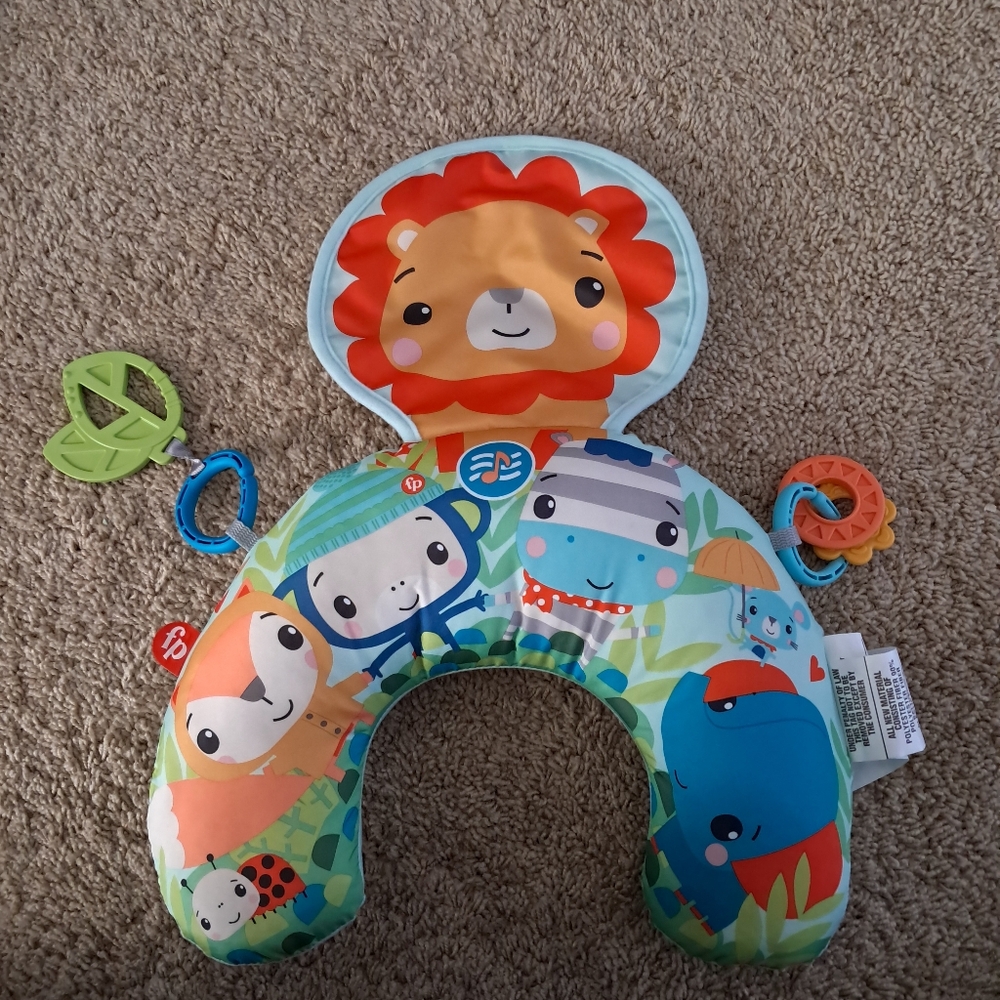 Fisher-Price Colorful Animal Baby Pillow